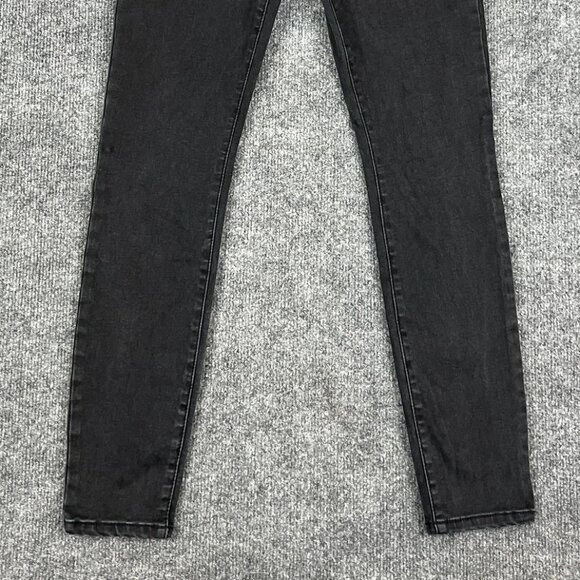 Black High-Waisted Stretch Slim Fit Jeans - Picture 5 of 9